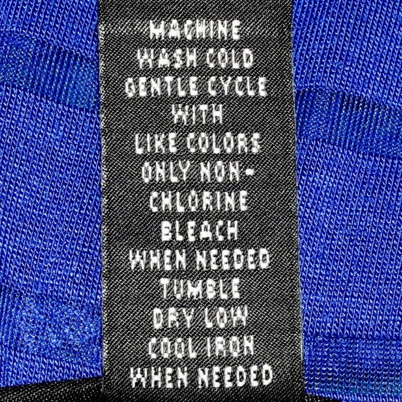 NEW INC International Concepts Blue Sleeveless Halter Blouse - Medium - Picture 9 of 10